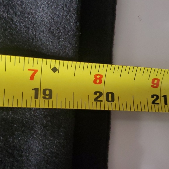 Manuka Black Short Boxy Coat Size Small Medium Oversized Button Streetwear - Picture 11 of 11